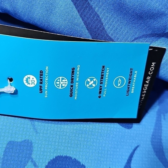 Scales Camouflage Blue Full Zip Jacket Size Small NWT - Picture 4 of 8